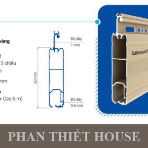 Cửa cuốn khe thoáng Đức Boodoor- 115