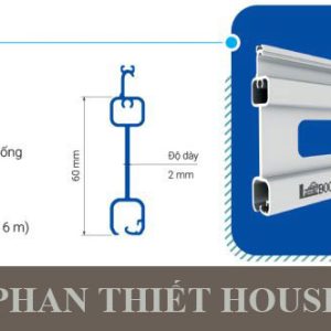 Cửa cuốn khe thoáng Đức Boodoor – 54