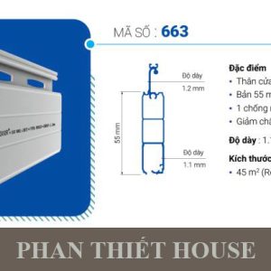 Cửa cuốn khe thoáng Đức Boodoor – 663